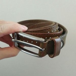 Brown Leather Belt
